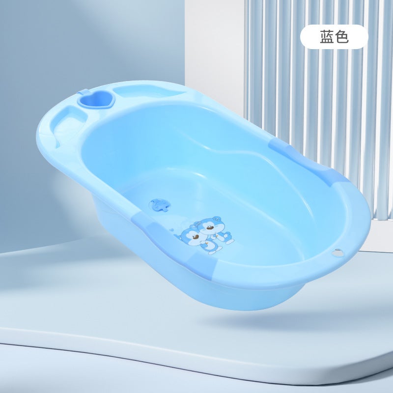 Baby Bath Basin Large Bath Bucket Bathtub Sitting In Children'S Household Baby Washing Basin Infant Newborn Children'S Products - Image 1